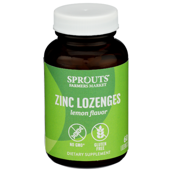 Sprouts Zinc Lozenges Cool Lemon
