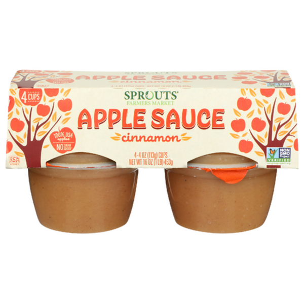 Sprouts Cinnamon Apple Sauce Cups