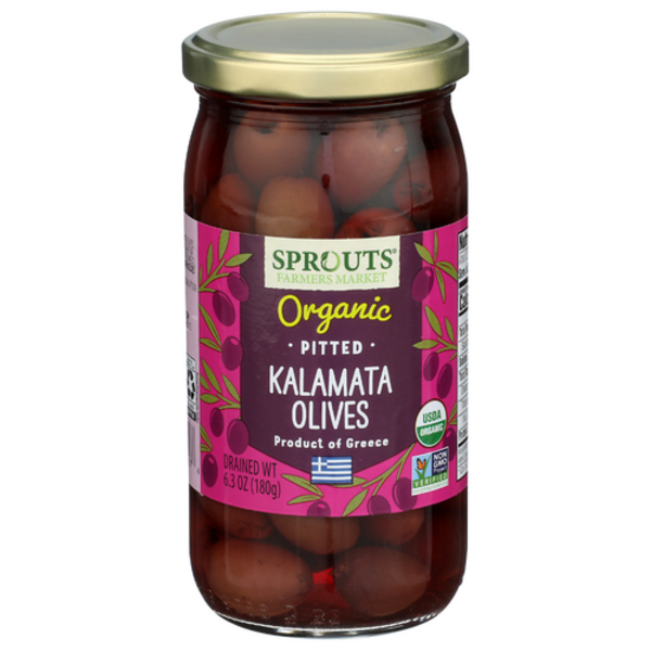 Sprouts Organic Pitted Kalamata Olives
