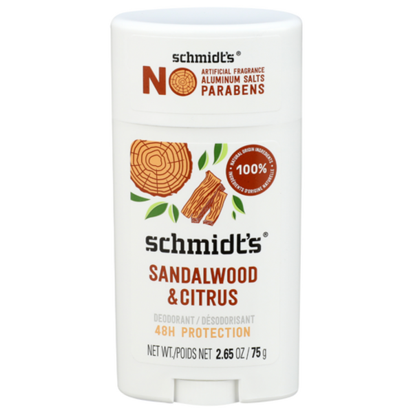 Schmidt's Sandalwood & Citrus Deodorant