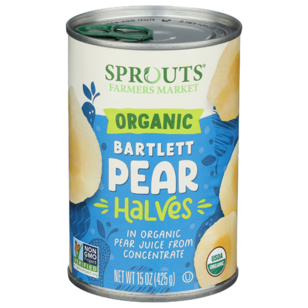 Sprouts Organic Bartlett Pear Halves