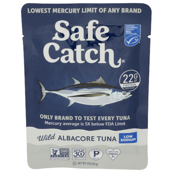 Safe Catch Low Sodium Wild Albacore Tuna Pouch