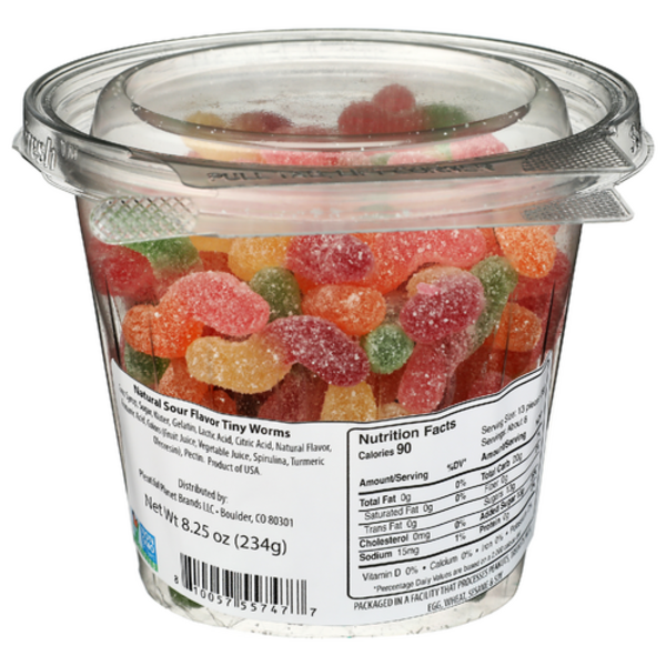 Sweets Non-GMO Natural Sour Flavor Tiny Worms