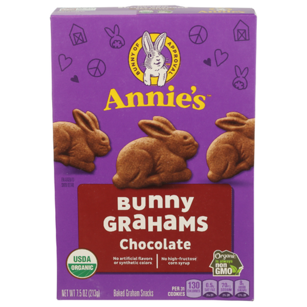 Annie's Homegrown Organic Chocolate Bunny Grahams