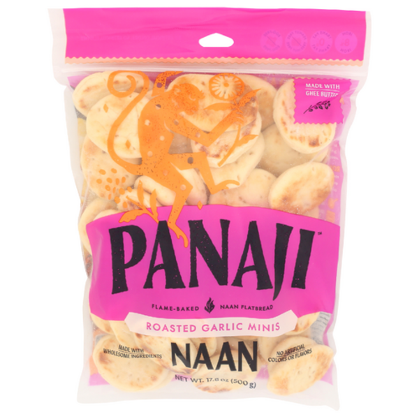 Panaji Roased Garlic Minis Naan Flatbread