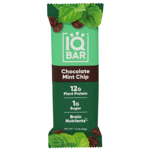 Iq Bar Chocolate Mint Chip Bar