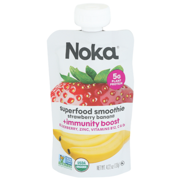 Noka Organic Strawberry Baa + Immunity Boost Superfood Smoothie