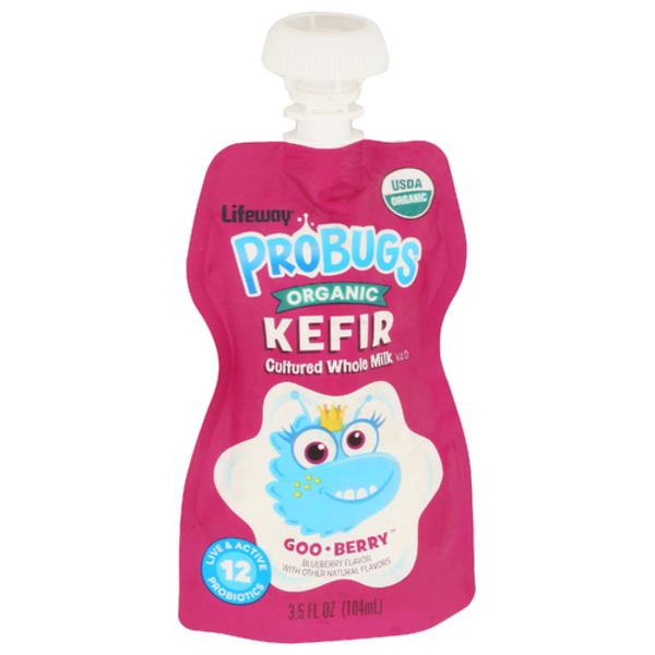 Lifeway Organic Goo Berry Probugs Kefir