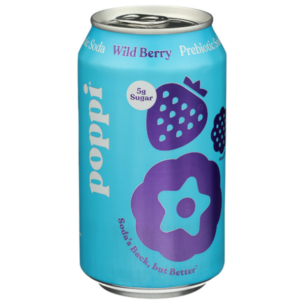 Poppi Wild Berry Prebiotic Soda