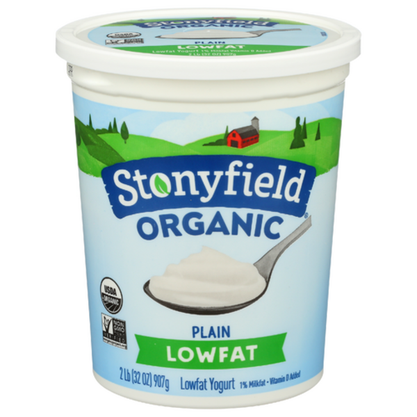 Stonyfield Organic Lowfat Plain Yogurt