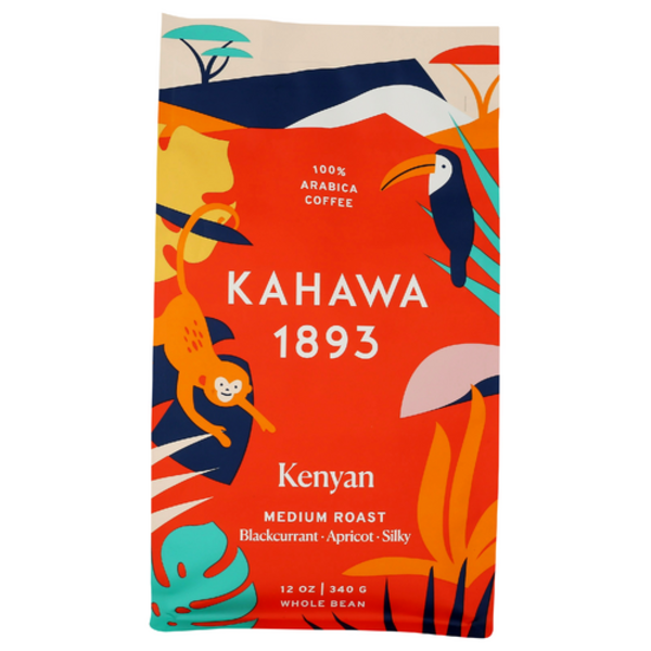 Kahawa 1893 Coffee Kenyan Medium Roast Whole Bean Coffee