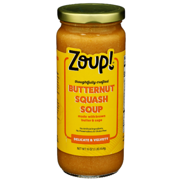 Zoup Fresh Soup Company Butternut Squash Soup With Brown Butter & Sage Made With Savory Veggie Broth
