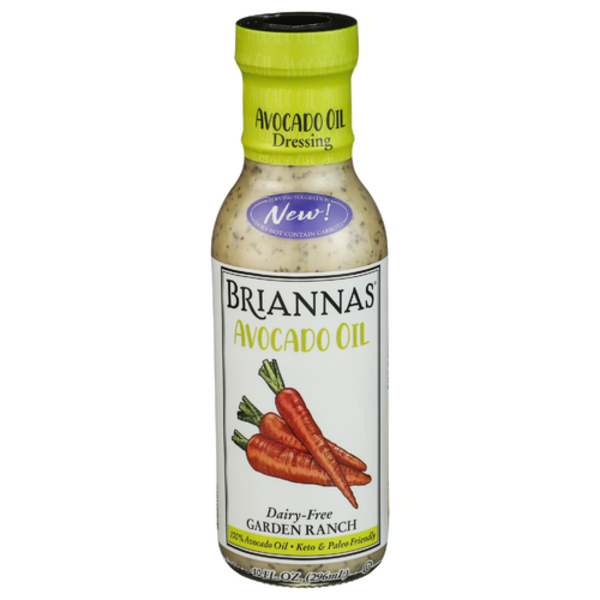 Briannas Dairy Free Garden Ranch Avocado Oil Dressing