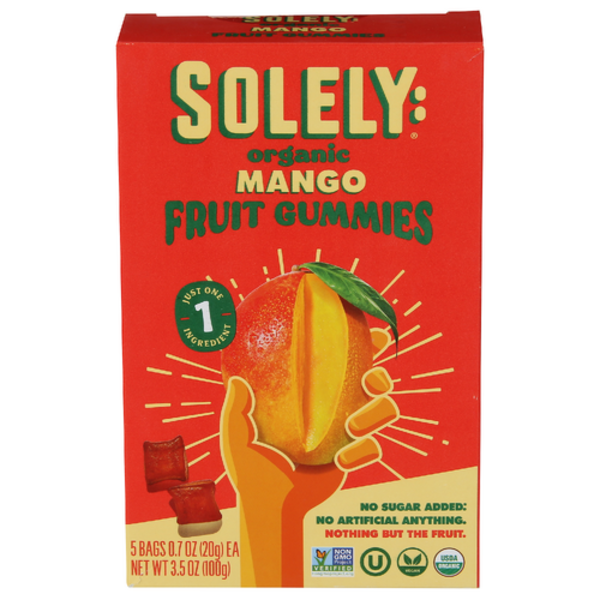 Solely Organic Mango Whole Fruit Gummies