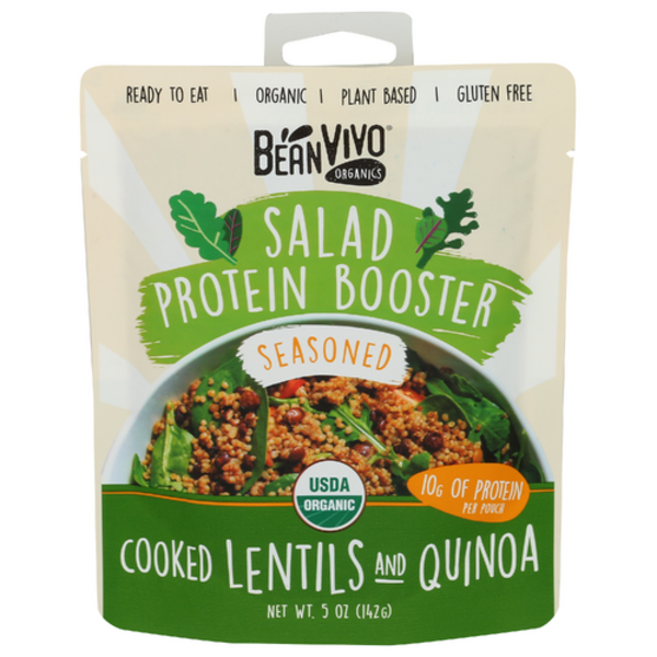 Beanvivo Organics Organic Lentils And Quinoa Salad Protein Booster