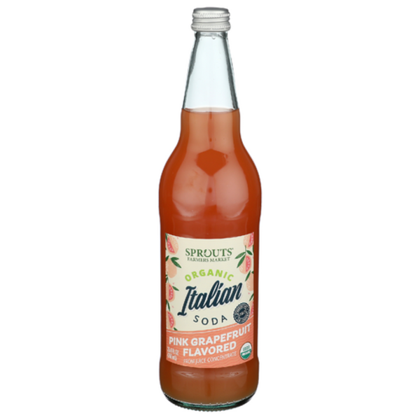 Sprouts Organic Pink Grapefruit Italian Soda