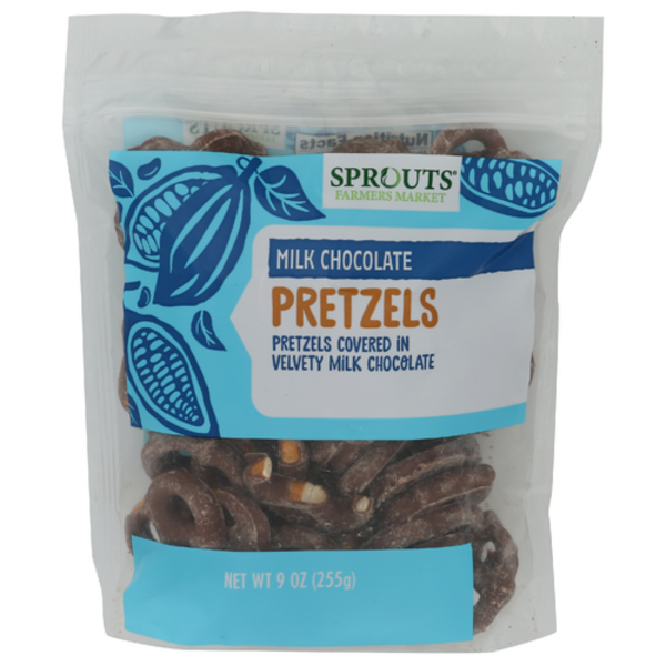 Sprouts Milk Chocolate Covered Pretzels