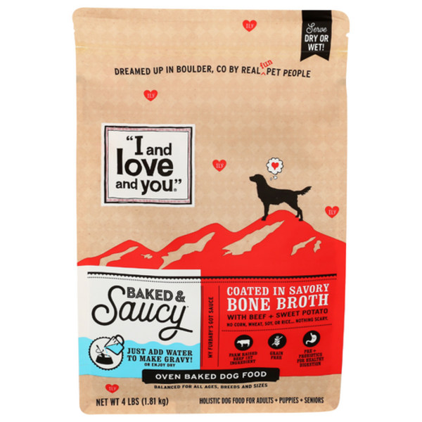 I And Love And You Baked & Saucy Beef Flavored Dog Food
