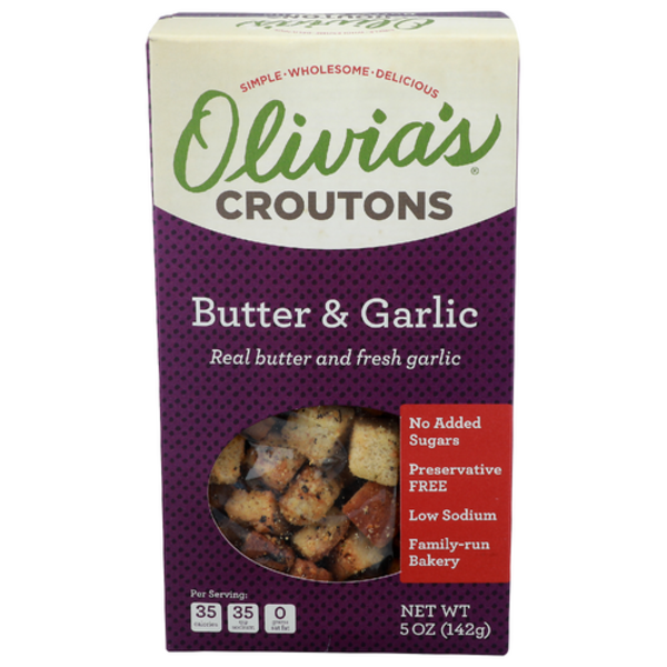 Olivia's Butter & Garlic Croutons