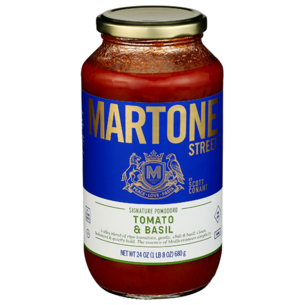 Martone Street Signature Pomodoro Tomato & Basil Pasta Sauce